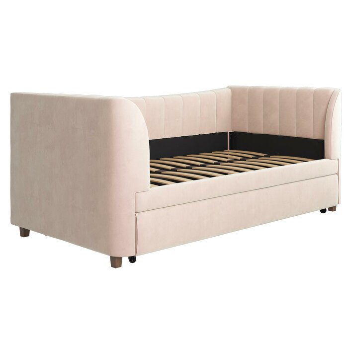 Little Seeds Valentina TwinUpholstered Daybed With Trundle & Reviews ...